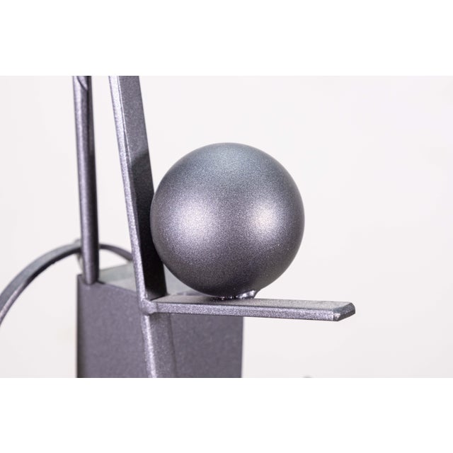 Fletcher Benton Untitled (Straight-Up) Contemporary Welded Steel Sculpture 2004 For Sale In Detroit - Image 6 of 9