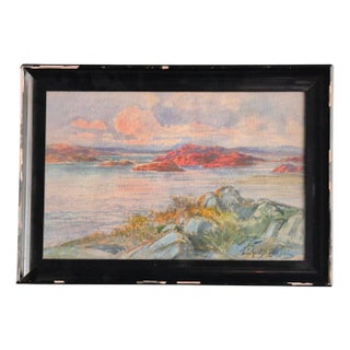 Anna Gardell-Ericson, Stockholm Archipelago, Watercolor, Framed For Sale