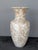 Large vintage coralline marble stone vase from Italy. This stunning solid vase was created from ancient coralline marble...