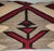 Early Navajo Indian weaving pillow or bolster in fine condition.The backing is in a red soft linen.