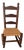 Vintage Child’s Ladder Back Rocking Chair With Woven Seat | Solid Hardwood For Sale