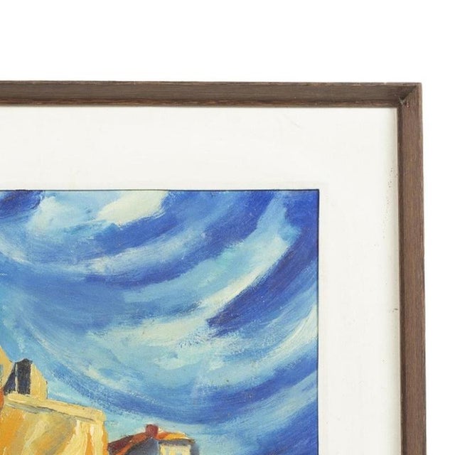 Jerónimo Fernandes Da Silva, Arcos de Valdevez, 1970s, Oil Painting For Sale - Image 4 of 6