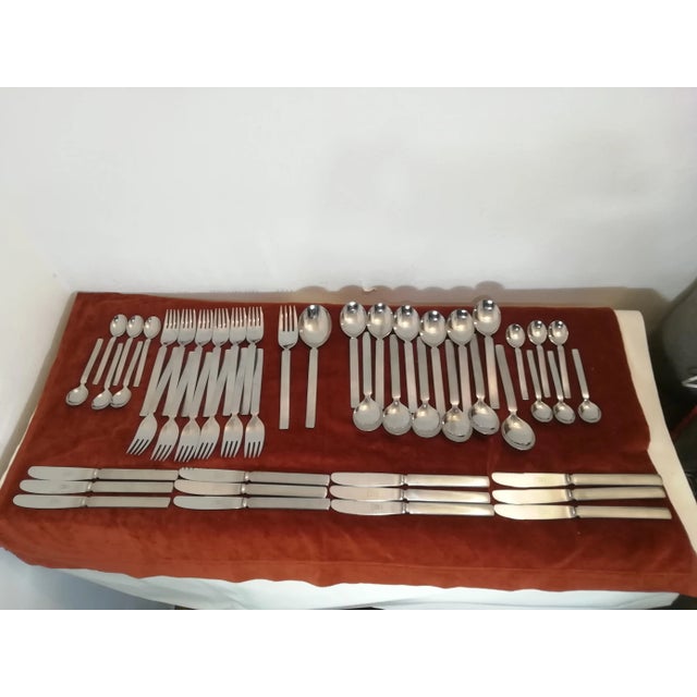 Cutlery Set for 12 by Gio Ponti for Fratelli Calderoni, Italy, 1960s, Set of 54 For Sale - Image 17 of 17