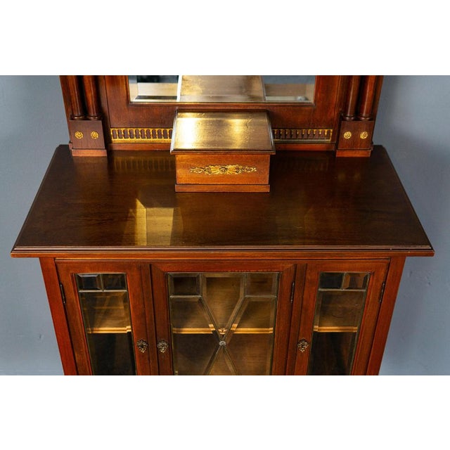 Vinrage Brown Wooden Cabinet For Sale - Image 15 of 18