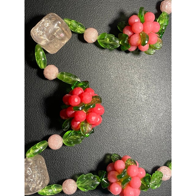 Vintage German Tutti Frutti Style Necklace For Sale - Image 4 of 5