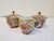 Late 20th Century Vintage Mid Century Chinese Millefleur Thousand Flowers Famille Rose Porcelain Tea Service - 28 Pieces For Sale - Image 5 of 10
