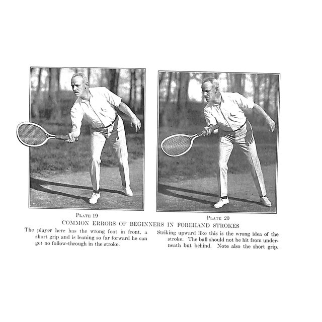 Paper "Lawn Tennis Lessons for Beginners" 1916 Paret, J. Parmly For Sale - Image 7 of 8