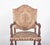 Wood Armchair with Back and Upholstered Seats, 1890s For Sale - Image 7 of 10
