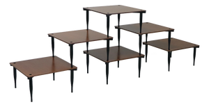 Model T8 Stackable Tables by Vico Magistretti for Azucena Italia, 1954, Set of 6
