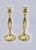 Vintage Hollywood Regency Brass Candlesticks For Sale - Image 4 of 8