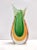 Green and Orange Sommerso Murano Glass Vase attributed to Flavio Poli, Italy, 1950s For Sale - Image 9 of 9