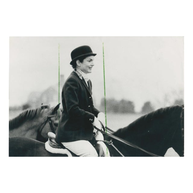 Jackie Kennedy Horseriding, 1970s, Photographic Print For Sale