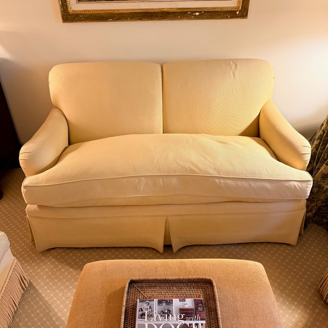 Petite Bench Seat Sofa For Sale - Image 14 of 14