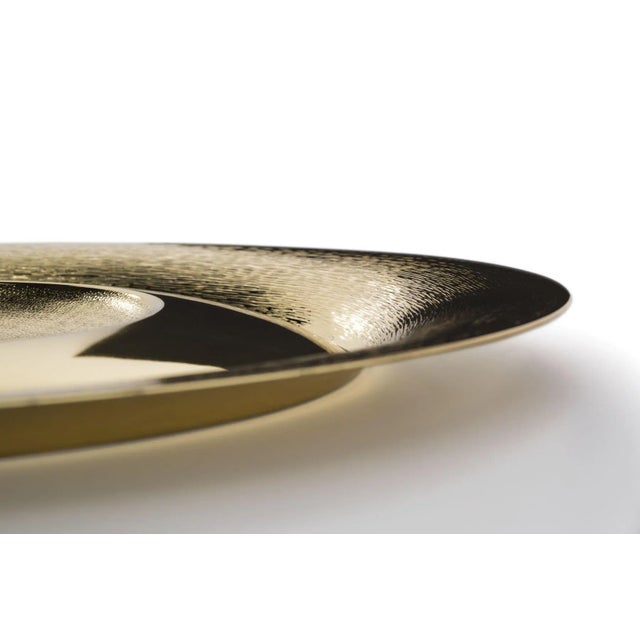 Large Gold Pantelleria Dish by Zanetto For Sale - Image 4 of 5