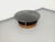 Vintage Italian Round Coffee Table in Teak, Chrome Metal and Smoked Glass, 1960s For Sale - Image 15 of 18