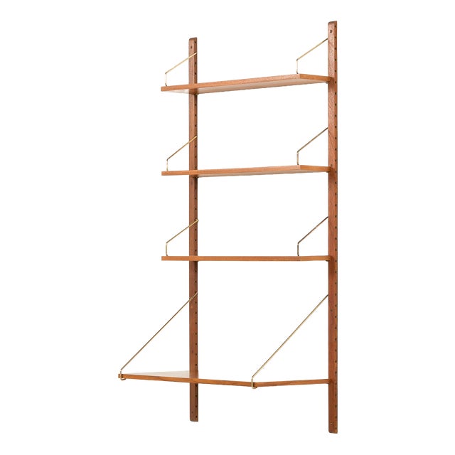 Vintage Home Office Shelving Unit by Poul Cadovius for Cado, 1960s For Sale