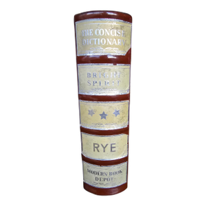 Vintage Ceramic Concise Dictionary Book Decanter