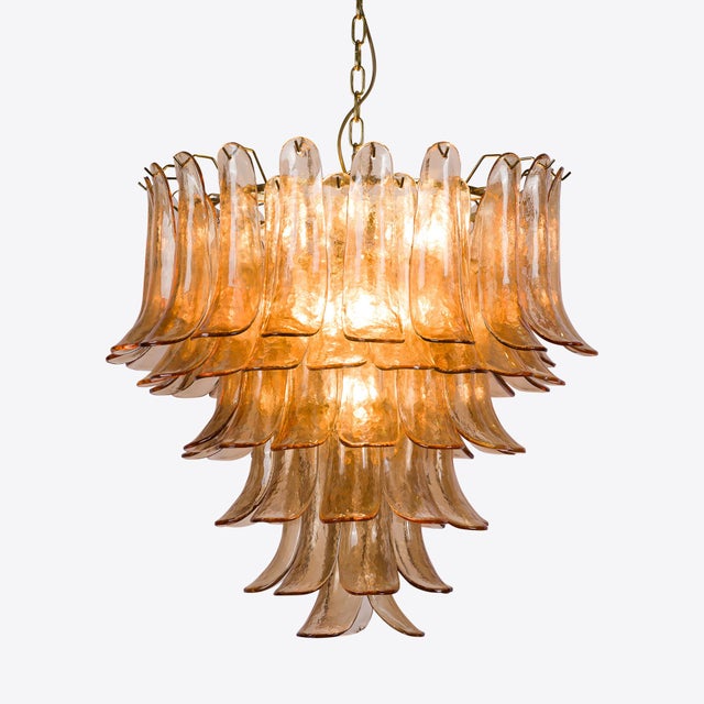 Small Amber Petalo Chandelier from Pure White Lines For Sale - Image 11 of 11