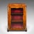 Victorian Antique Pier Cabinet, English, Walnut, Glazed Display Bookcase, Victorian, 1860 For Sale - Image 3 of 12