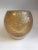 2010s Italian Gold Glass Stardust Vase For Sale - Image 5 of 8