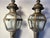 Antique Brass Carriage Buggy Oil Lamps Set of 2 – Vintage Decorative Lanterns For Sale - Image 9 of 12