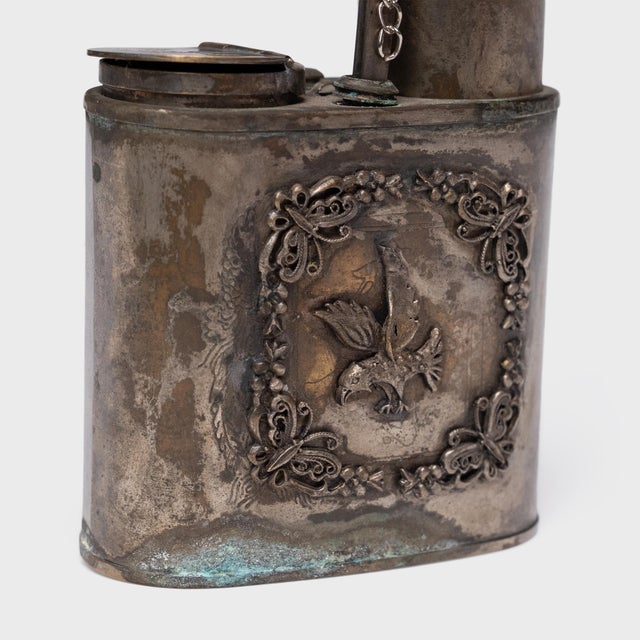This curious object is a vintage Chinese water pipe used for smoking loose tobacco. Much like a hookah pipe, these small...