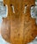 Vintage 1976 Amana Furniture Solid Walnut Violin-Shaped Hearth Bench / Footstool For Sale - Image 9 of 18