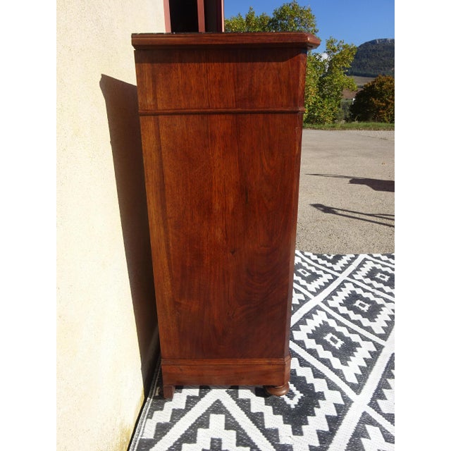 Antique Louis Philippe Bedside Table with False Drawers For Sale - Image 12 of 17