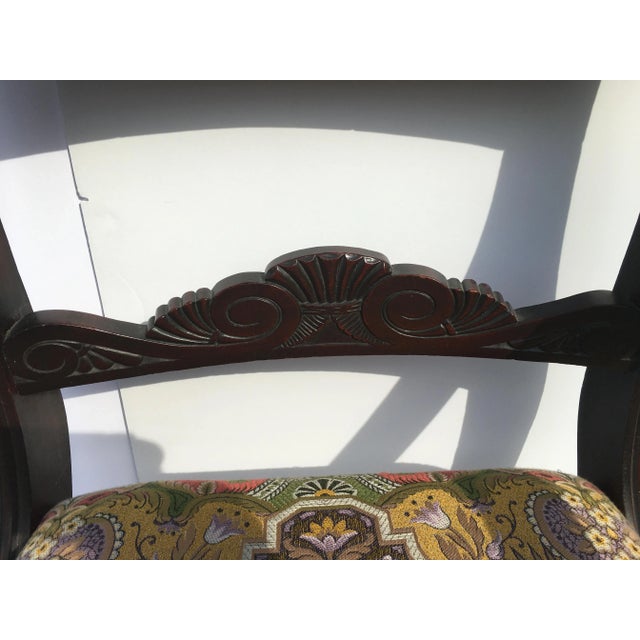 Brown Early 19th Century Antique English Regency Armchair For Sale - Image 8 of 13