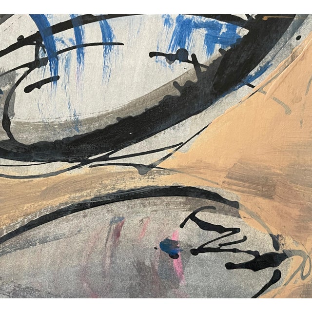 Modern Quadra. I White Framed Surreal Fish Painting For Sale - Image 3 of 4
