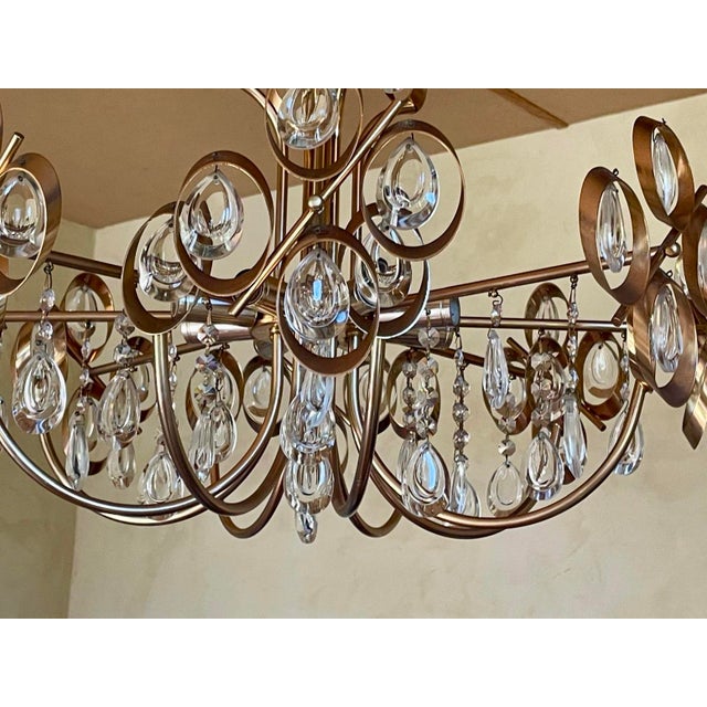 Chandelier by Gaetano Sciolari for Palwa, 1970s For Sale - Image 12 of 18