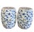 Chinoiserie Chinoiserie Blue and White Petite Birds Porcelain Garden Stools - A Pair For Sale - Image 3 of 8