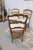 Wood Set of 6 Vintage Cherry French Provincial Ladder Back Dining Chairs, 37” H For Sale - Image 7 of 18