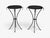 Late 20th Century Jean-Michel Frank Style, Side Tables or Gueridons, Painted Iron, 20th C. For Sale - Image 5 of 12