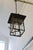 Brown Arts & Crafts Wrought Iron Hall Lantern, 1910s For Sale - Image 8 of 12