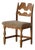 Razorblade Dining Chair in Oak and Lambswool attributed to Henning Kjærnulf, Denmark, 1960s For Sale