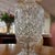 Traditional Late 20th Century Waterford Crystal Table Lamp – Diamond & Fan Cut With Scalloped Shade For Sale - Image 3 of 5