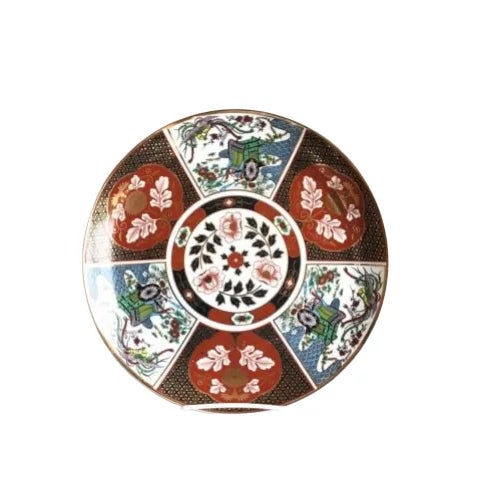 Vintage Large Unmarked Traditional Japanese Imari Decorative Plate For Sale - Image 11 of 11