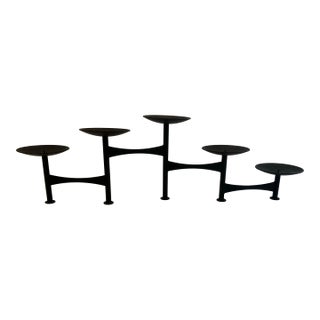 Vintage Mid Century Expandable Atomic Pillar Candelabra For Sale