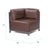 Kenneth Ludwig Chicago Axis Corner Chair Avanti Pecan Titanium Frame For Sale - Image 4 of 5