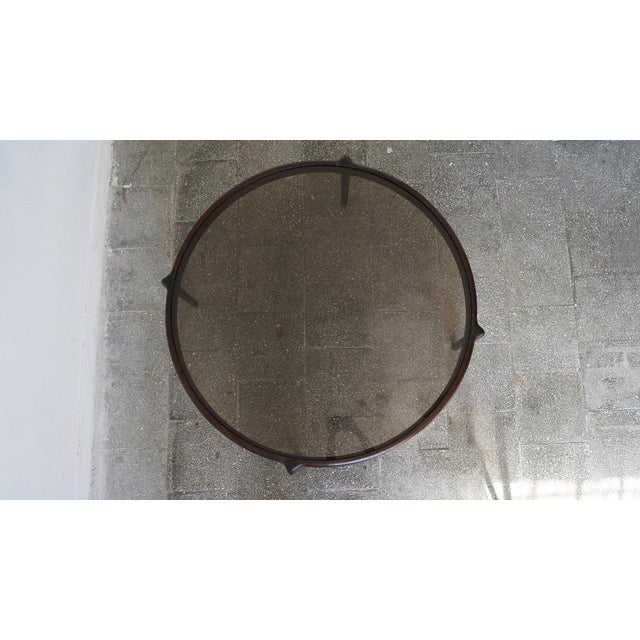 Wood Large Mid-Century Coffee Table in Mahogany For Sale - Image 7 of 10