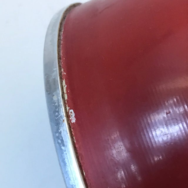 1950s Red Comet Aluminum Whistling Tea Kettle For Sale - Image 12 of 13