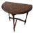 Colonial Revival Marquetry Demi‑Lune Game Table, C. 1930–1940 For Sale