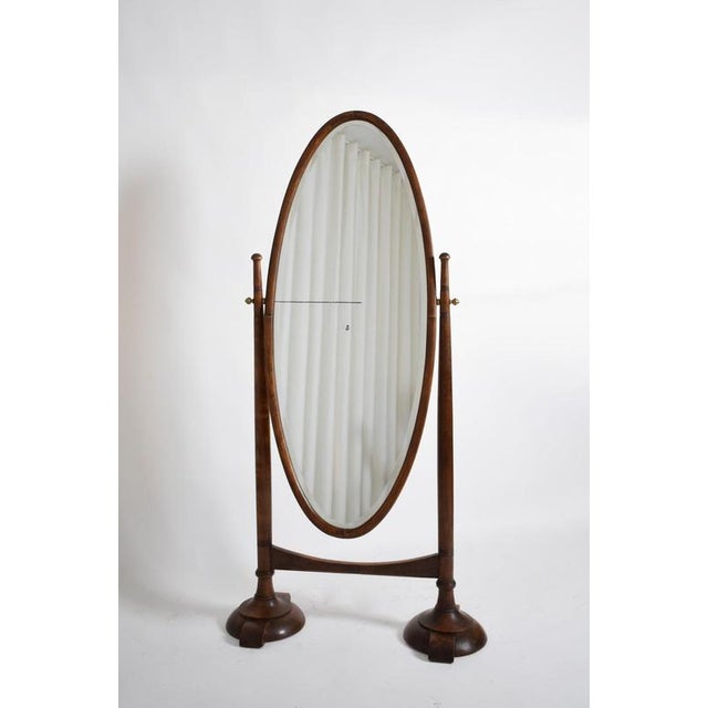 Arts and Crafts Wooden Psyche Mirror, 1900s For Sale - Image 6 of 6