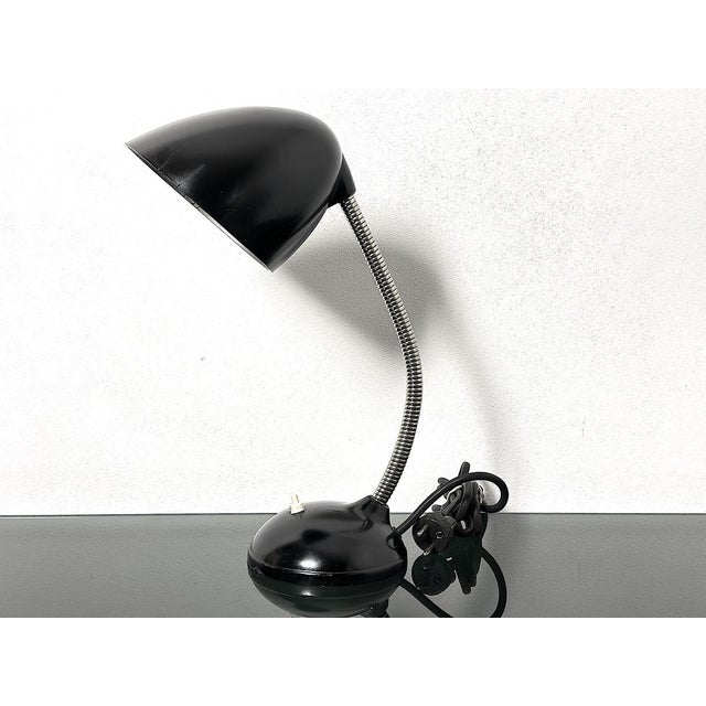 Vintage Cole Desk Lamp by Eric Kirkman for Elektrosvit, 1940s For Sale - Image 4 of 8