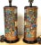 Orange Pair of Meiji Period Japanese Kutani Porcelain "100 Poems" Vases, Now as Lamps For Sale - Image 8 of 12