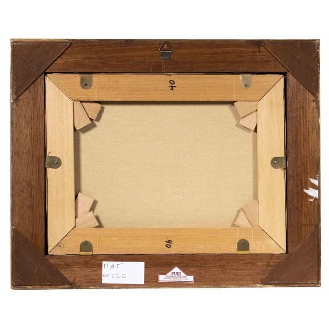 Dieter Lukas-Larsen, Evening Atmosphere, Original Painting, Late 20th-Century For Sale - Image 3 of 4