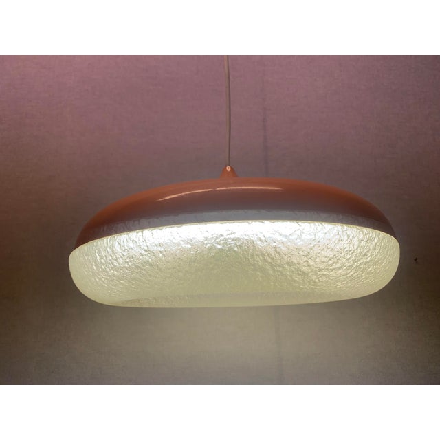 Orange Siform UFO Pendant from Siemens, 1960s For Sale - Image 17 of 18
