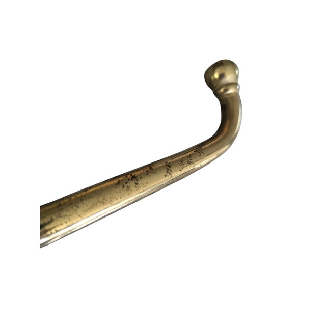 Large Scale Solid Brass Horse Tack Hooks- A Pair For Sale - Image 9 of 18