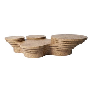 Slice Me Up Coffee Table in Madrona Burl Wood by Pietro Franceschini For Sale